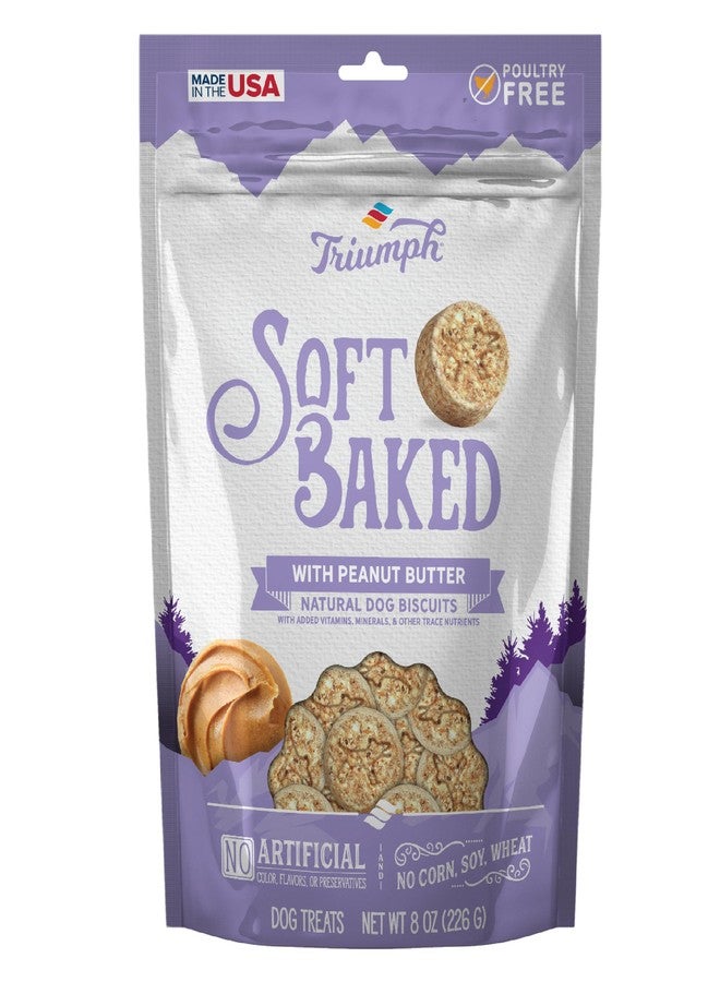 Triumph Soft Baked Natural Peanut Butter Dog Biscuits, 8oz. - Image 1